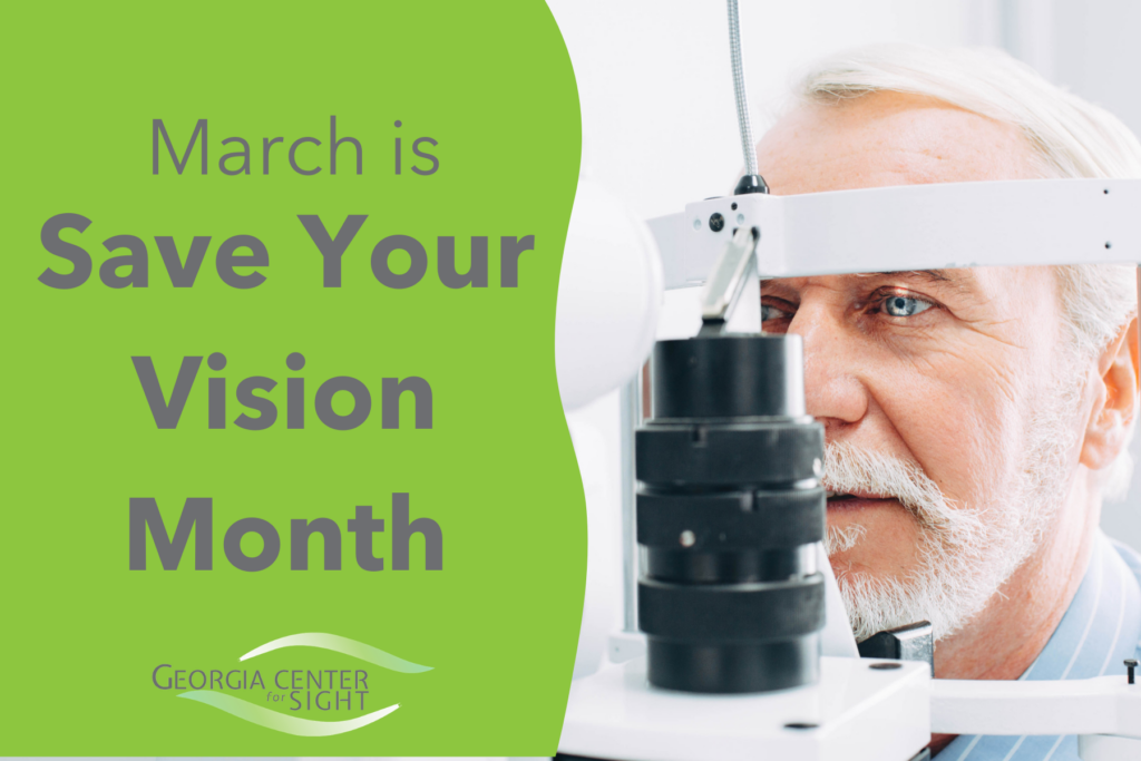 March is save your vision month